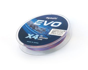 Плетеный шнур Ayashi EVO-X4 (multi) d-0,187mm