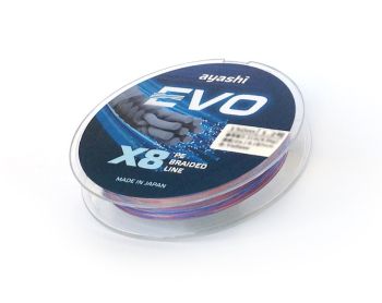 Плетеный шнур Ayashi EVO-X8 (multi) d-0,187mm